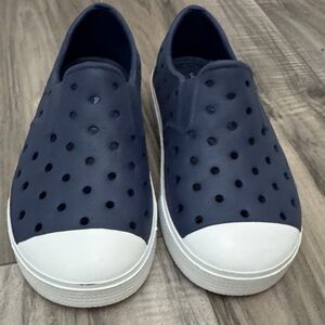 Kids Navy Blue Slip-On Shoes London Fog collection Sz 11 Bayswater